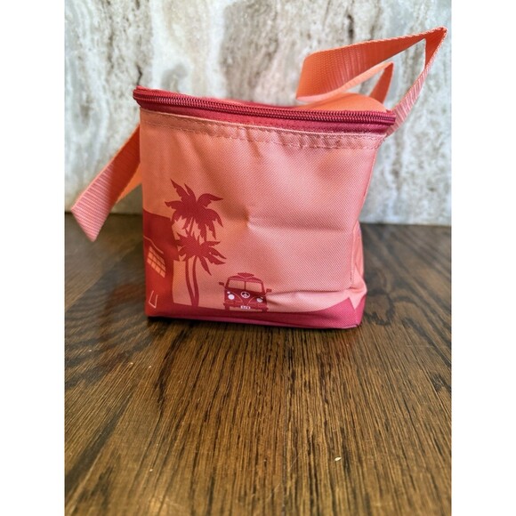 Trader Joe's Bag PEACH Mini Insulated Lunch Tote Bag NEW Quick Shipping - Picture 2 of 7